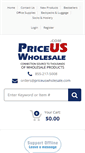 Mobile Screenshot of priceuswholesale.com